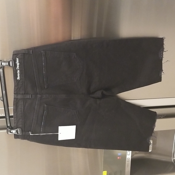 💕FAVORITE DAUGHTER💕 The Eva Long Slim Short ~ Portland Black 27 NWT - Picture 7 of 12